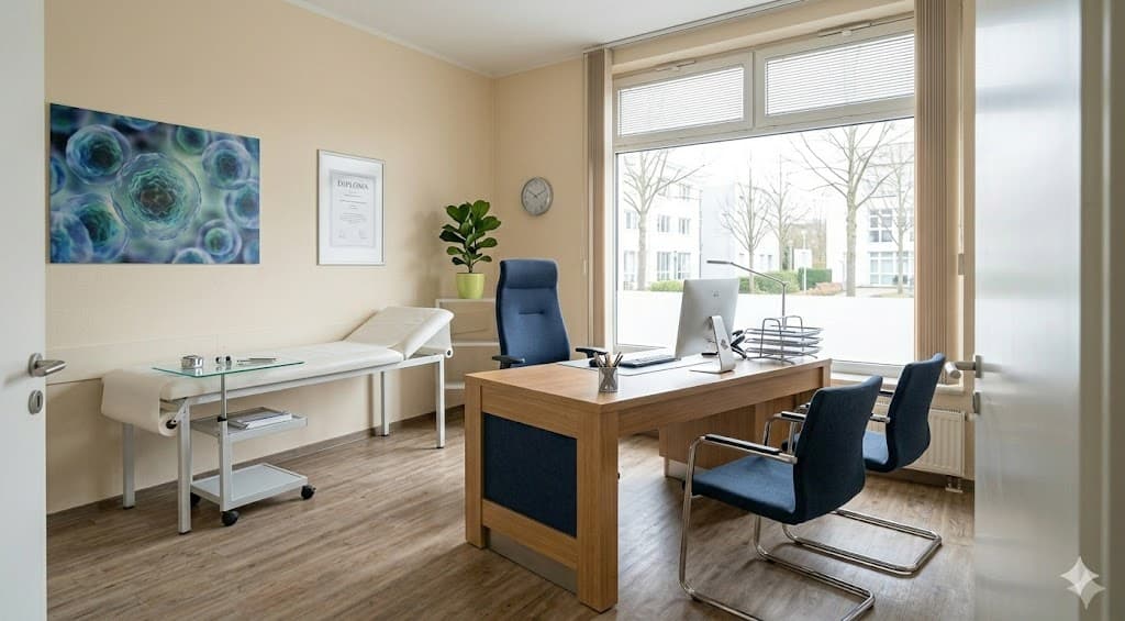 Arztzimmer der Praxis