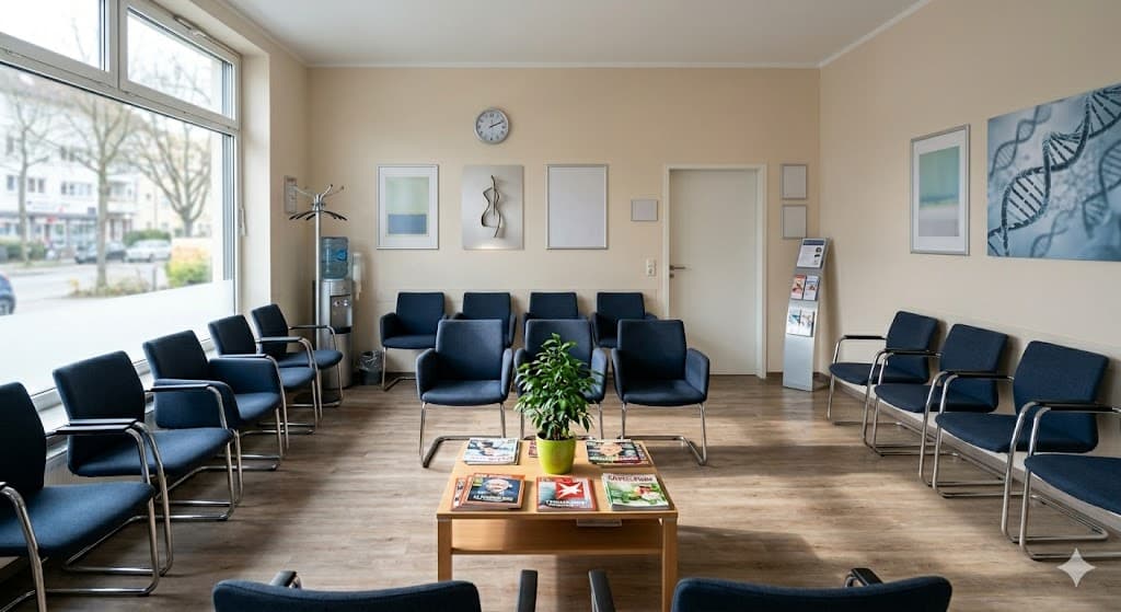 Wartezimmer der Praxis