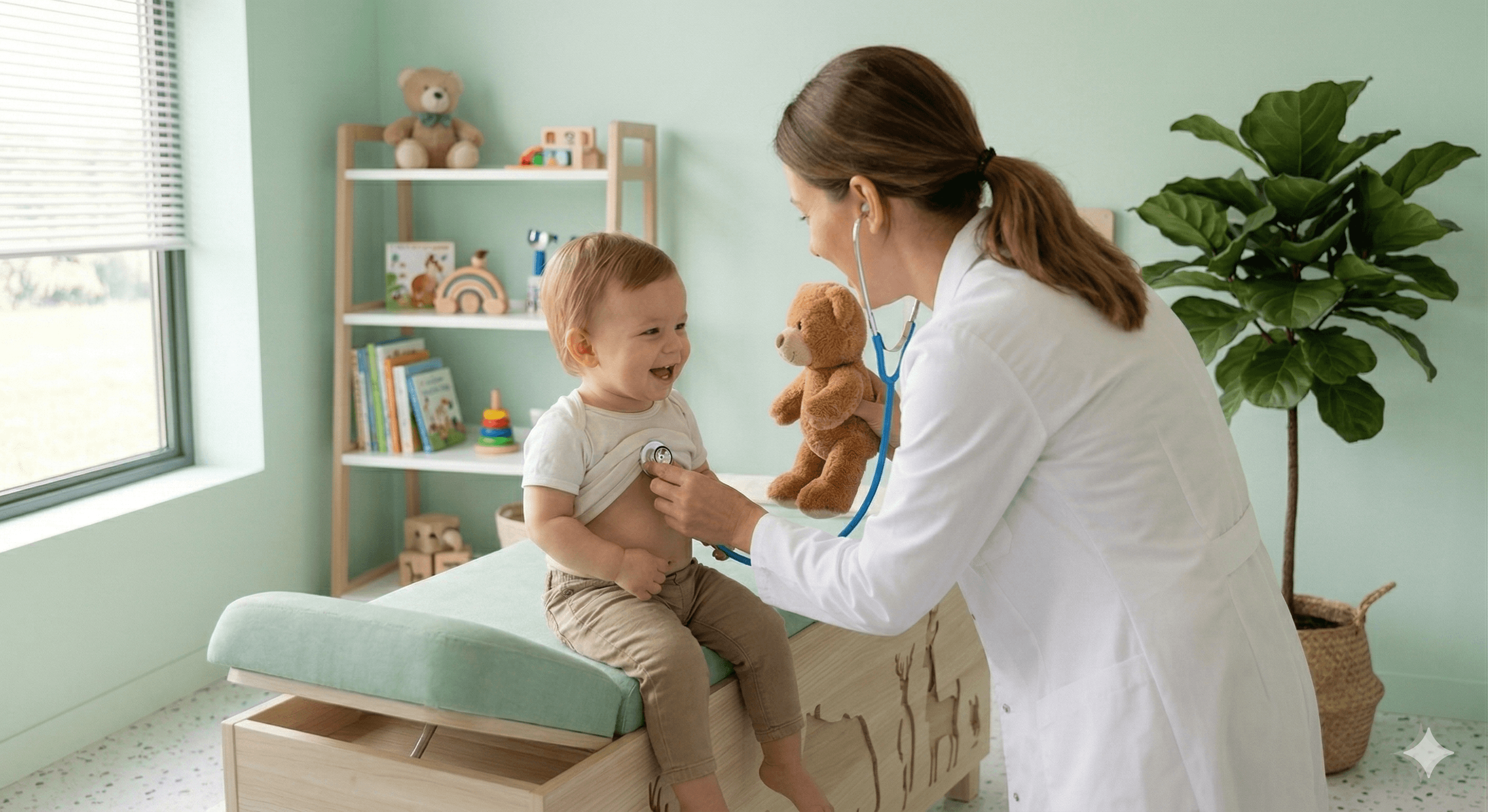 Symbolbild einer kindermedizinischen Behandlungssituation