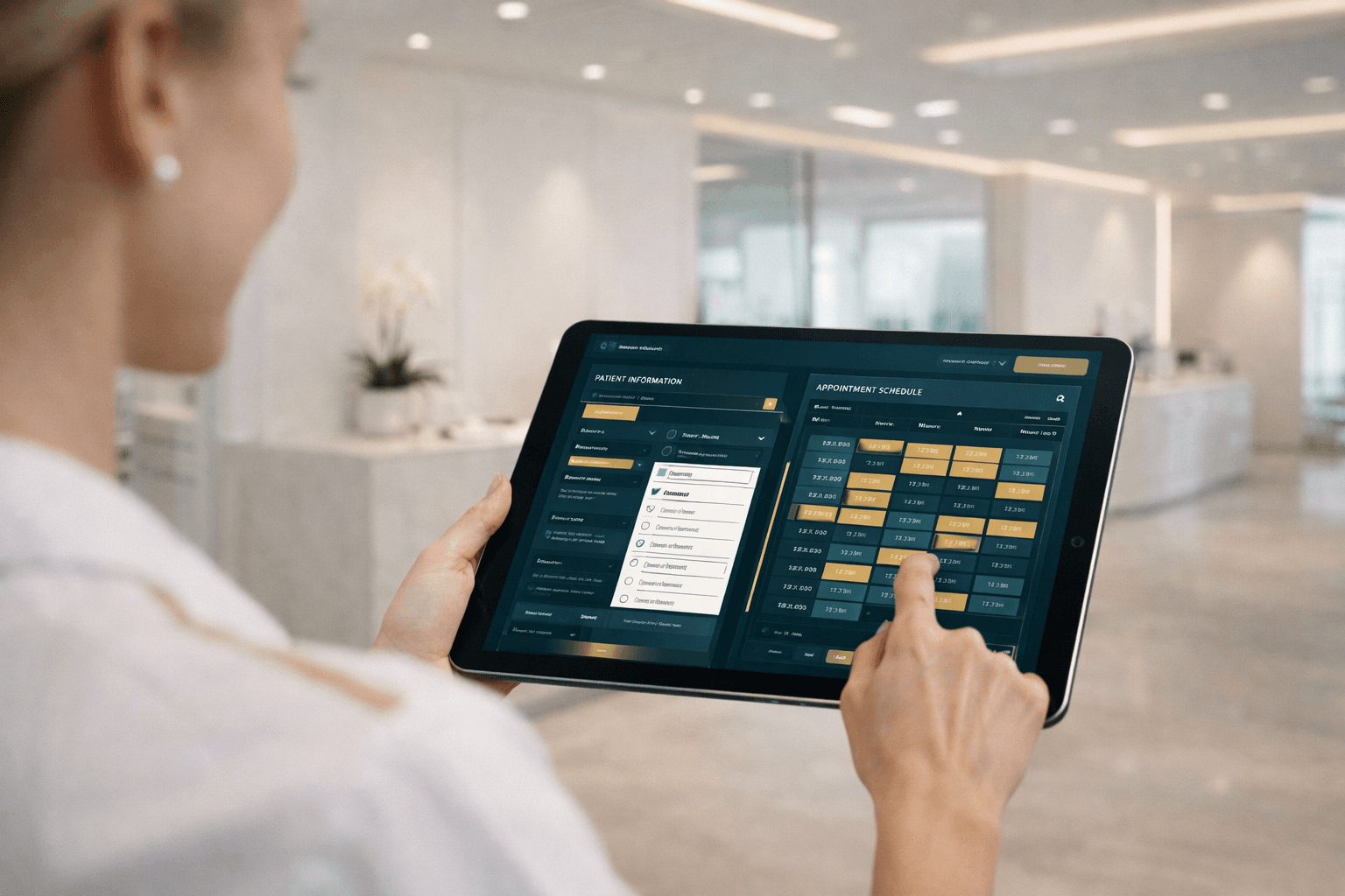 Prozessoptimierung in einer Arztpraxis mit digital unterstuetzten Ablaufen